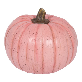 Pumpkin out of polyresin - Material:  - Color: pink - Size: Ø 21cm