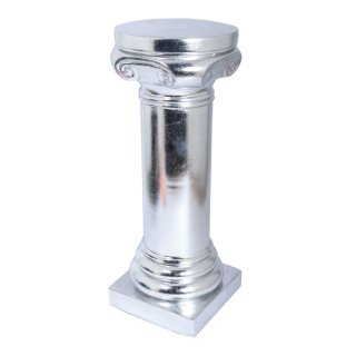 Fibre glass pillar shiny - Material:  - Color: silver - Size: H: 72cm