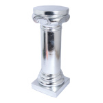 Fibre glass pillar, shiny,  Size:;H=72cm Color:silver