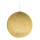Fabric Christmas ball inflatable - Material:  - Color: gold - Size: Ø 40cm