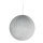 Fabric Christmas ball inflatable - Material:  - Color: silver - Size: Ø 40cm