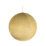 Textil-Weihnachtskugel aufblasbar Größe:Ø 60cm,  Farbe: Gold