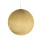 Fabric Christmas ball inflatable - Material:  - Color: gold - Size: Ø 80cm