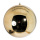 XXL Christmas ball shiny - Material: out of plastic - Color: gold - Size: Ø 60cm