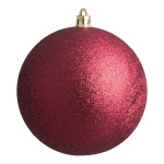 Boule de Noël bordeaux   Color:  Size: Ø 10cm