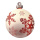 Weihnachtskugeldisplay, beidseitig bedruckt, Größe: Ø20cm Farbe: weiß/rot