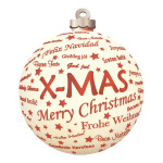 Christmas ball display both-sided printing - Material:...