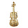 Geige aus Kunststoff      Groesse:ca. 80x20cm    Farbe:gold gewischt