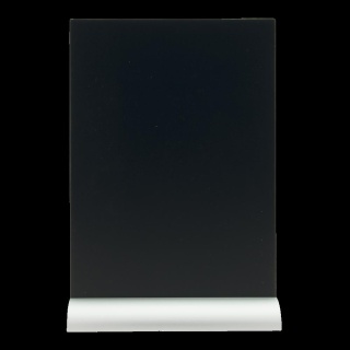 Silhouette Tischkreidetafel "A4", inkl. Aluminiumfuß und 1 Kreidestift