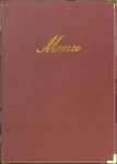 Classic Lederoptik A4 Speisekarte, weinrot,  inkl. 1 doppelte Einlage (für 4 Seiten A4)