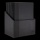 Trendy Lederoptik A4 Speisekarte, schwarz (x20) plus Box, inkl. 1 doppelte Einlage pro Karte (für 4 Seiten A4)