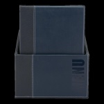 Trendy Lederoptik A4 Speisekarte, blau (x20) plus Box,...
