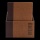Trendy Lederoptik A4 Speisekarte, braun, (x20) plus Box, inkl. 1 doppelte Einlage pro Karte (für 4 Seiten A4)