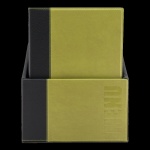 Trendy Lederoptik A4 Speisekarte, grün, plus Box, inkl. 1...