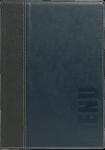 Trendy Lederoptik A4 Speisekarte, blau, inkl. 1 doppelte Einlage pro Karte (für 4 Seiten A4)