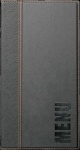 Trendy Lederoptik A45 Speisekarte, schwarz, inkl. 1 doppelte Einlage pro Karte (für 4 Seiten A45)