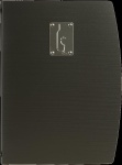 RIO Speisekarte mit Metallplatte "WEINFLASCHE", schwarz, inkl. 1 doppelte Einlage pro Karte (für 4 Seiten A4)
 Farbe: Schwarz