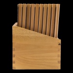 Wood-Range A4 Speisekarte baun (x20) inkl. Box, inkl. 2 doppelten Einlagen für Menüs (für 4 Seiten A4)