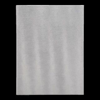 LED Speisekarte, silber, beleuchtete wiederaufladbare Karte in Lederoptik für 2 Seiten A4 Papier oder Folie (A4)