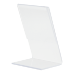 Transparenter Kartenhalter A8 L-Tisch Aufsteller