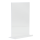 Transparenter Kartenhalter A6 Vertikal Aufsteller