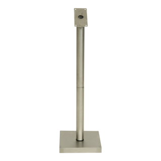 Halterung + Fußset für LED Information Displays - Stahl 85cm langer Pofsten und Fuß