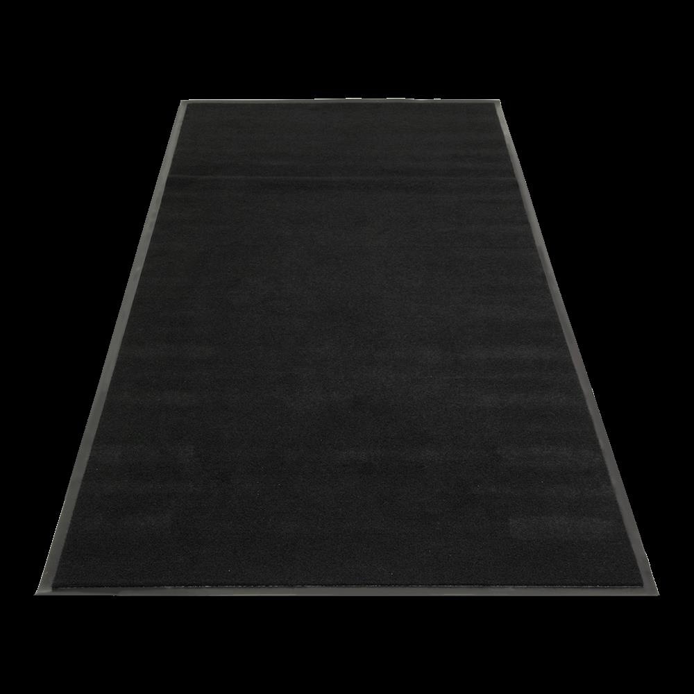 Schwarzer Teppich - Rutschfest, Wetterbeständige Matte Farbe