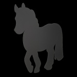 Silhouette Kreidetafel "HORSE" inkl. 1...