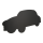 Silhouette Kreidetafel "CAR" inkl. 1 Kreidestift und Wand Klettverschlusskleberstreifen
