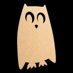 Silhouette Kork/Pin-Elemente "OWL" selbstklebend inkl. 1 Set Pins