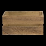 Vintage Holzbox / Tablecaddy Farbe: Braun