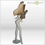 Engel Mannequin mit magnetisch abnehmbarem goldenen...