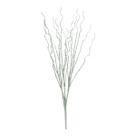 Zweig mit Glitter Kunststoff Größe:70cm,  Farbe: silber
