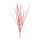 Zweig mit Glitter Kunststoff     Groesse:70cm    Farbe:rot