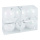Boules de Noel blanc irisé 6 pcs./blister plastique Color: blanc/irisé Size: Ø 8cm