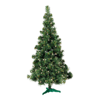 Noble fir "DELUXE" 186 tips - Material: 250 LED for outdoor plastic stand vinyl foil - Color: green/white - Size: Ø 76cm X 120cm