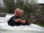 EUROPALMS Halloween Groundbreaker Pumpkin Monster, 50cm