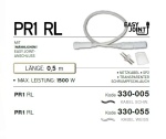 PR1 RL M - Kabel Weiß   Kabelfarbe: weiß   Lichtschlauch...