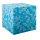 Cube à motif »Carrelage bassin« Croix carton intérieur pour stabilisation, haute qualité impression et matériel, 450g/m²,en carton, pliable     Taille: 32x32x32cm    Color: blanc/bleu
