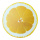 Cut-out »Zitrone« zum Hängen, beidseitig bedruckt, aus Pappe     Groesse: 45x45cm - Farbe: bunt #