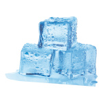 Cut-out »Ice cubes« with foldable backside...