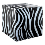 Motif cube »zebra« with stabilization inside (cardboard),...