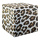 Cube à motif " Léopard " Croix carton intérieur pour stabilisation haute qualité impression et matériel Color: brun/blanc Size: 32x32x32cm