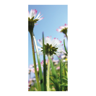 Banner "Daisies" paper - Material:  - Color: multicoloured - Size: 180x90cm