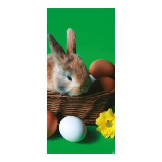 Banner "Bunny in the nest" paper - Material:  - Color: multicoloured - Size: 180x90cm