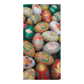 Banner "Painted eggs" paper - Material:  - Color: multicoloured - Size: 180x90cm