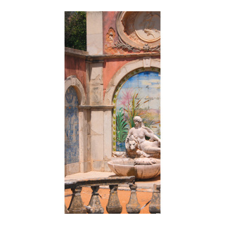Banner "Derelict villa" paper - Material:  - Color: multicoloured - Size: 180x90cm