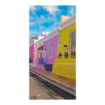 Motivdruck Bunte Häuser, Papier, Größe: 180x90cm Farbe:...