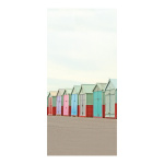 Banner "beach huts" fabric - Material:  -...