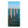 Banner "Boat dock" paper - Material:  - Color: blue/natural - Size: 180x90cm